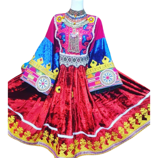 Elegant Gand-e-Afghani: Traditional Afghani Dress